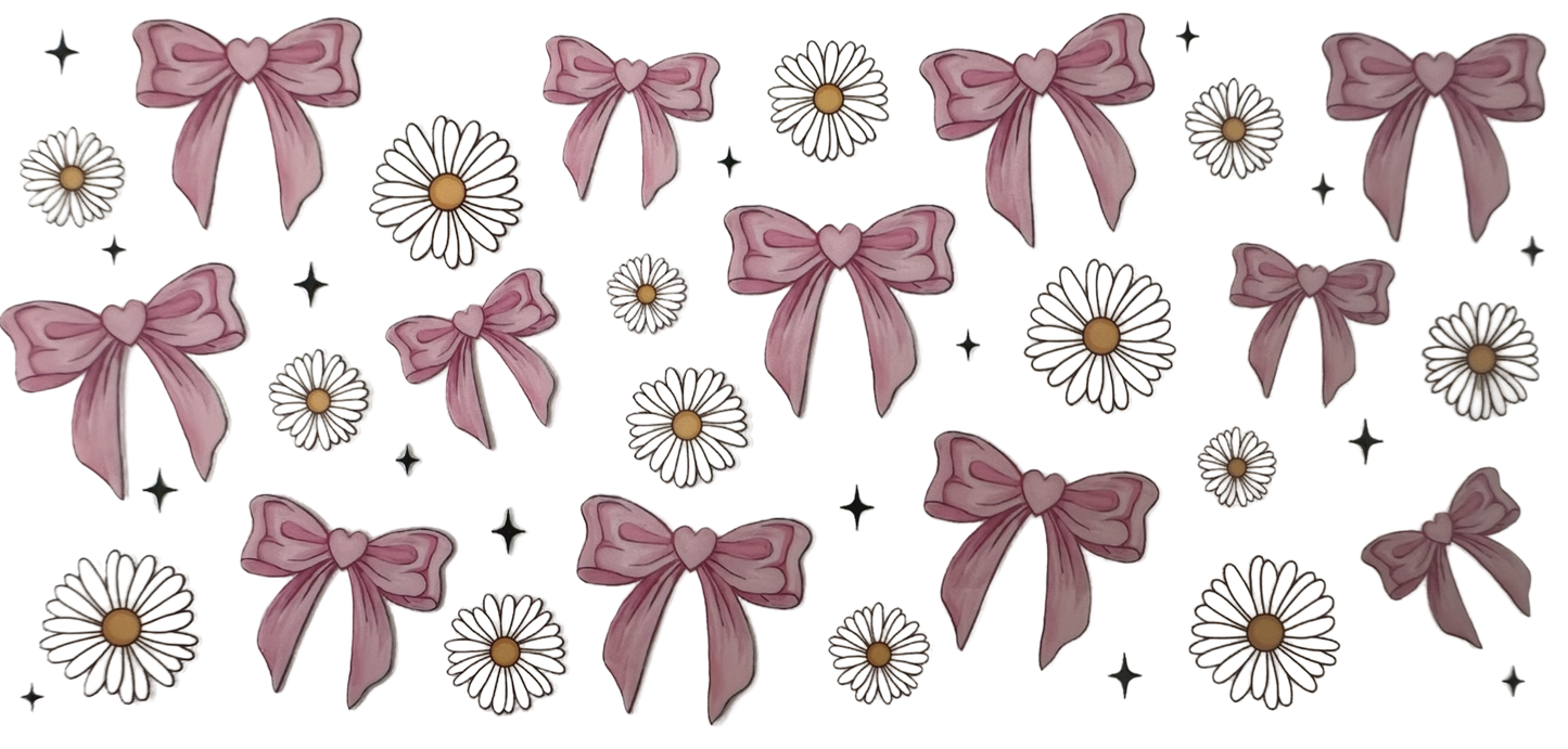 Pink Bows & Daisies