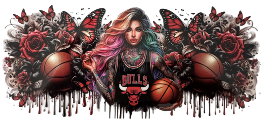 Tattoo Girl - Chicago Bulls (Front)